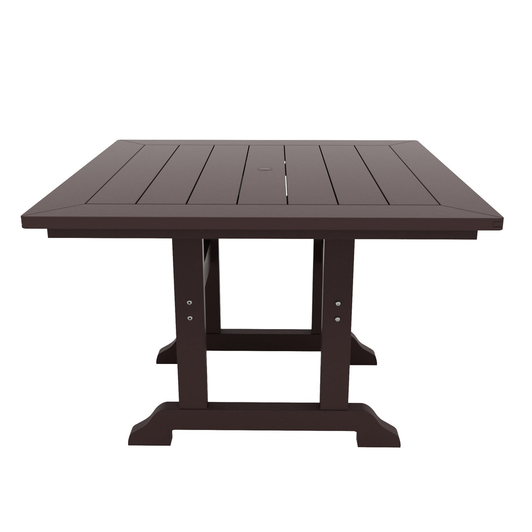 Malibu 5 Piece Outdoor Patio Dining Set Outdoor Square Table and Side Chair