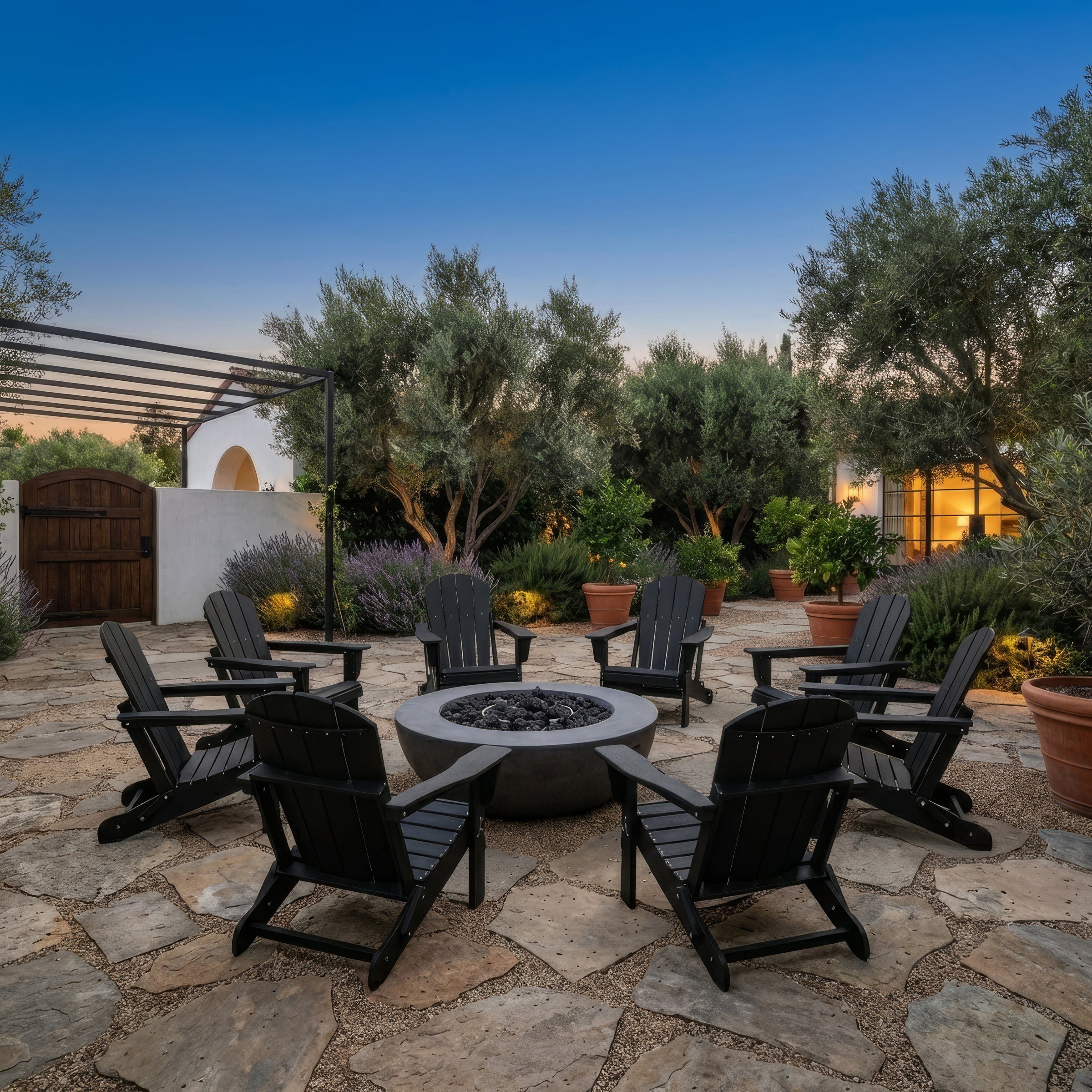 Set of 8 Outdoor Seating