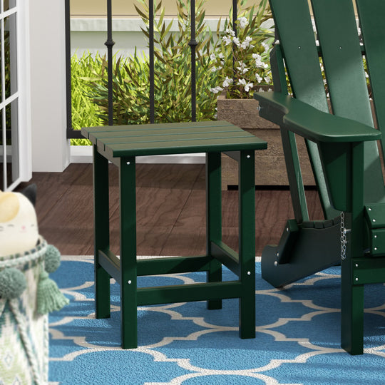 Malibu Outdoor Patio Adirondack Side Table