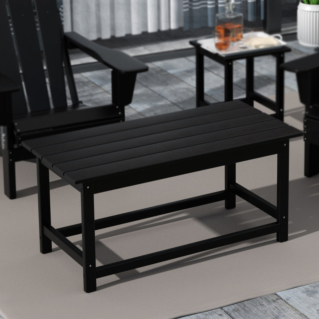 Malibu Outdoor Patio Classic Adirondack Coffee Table