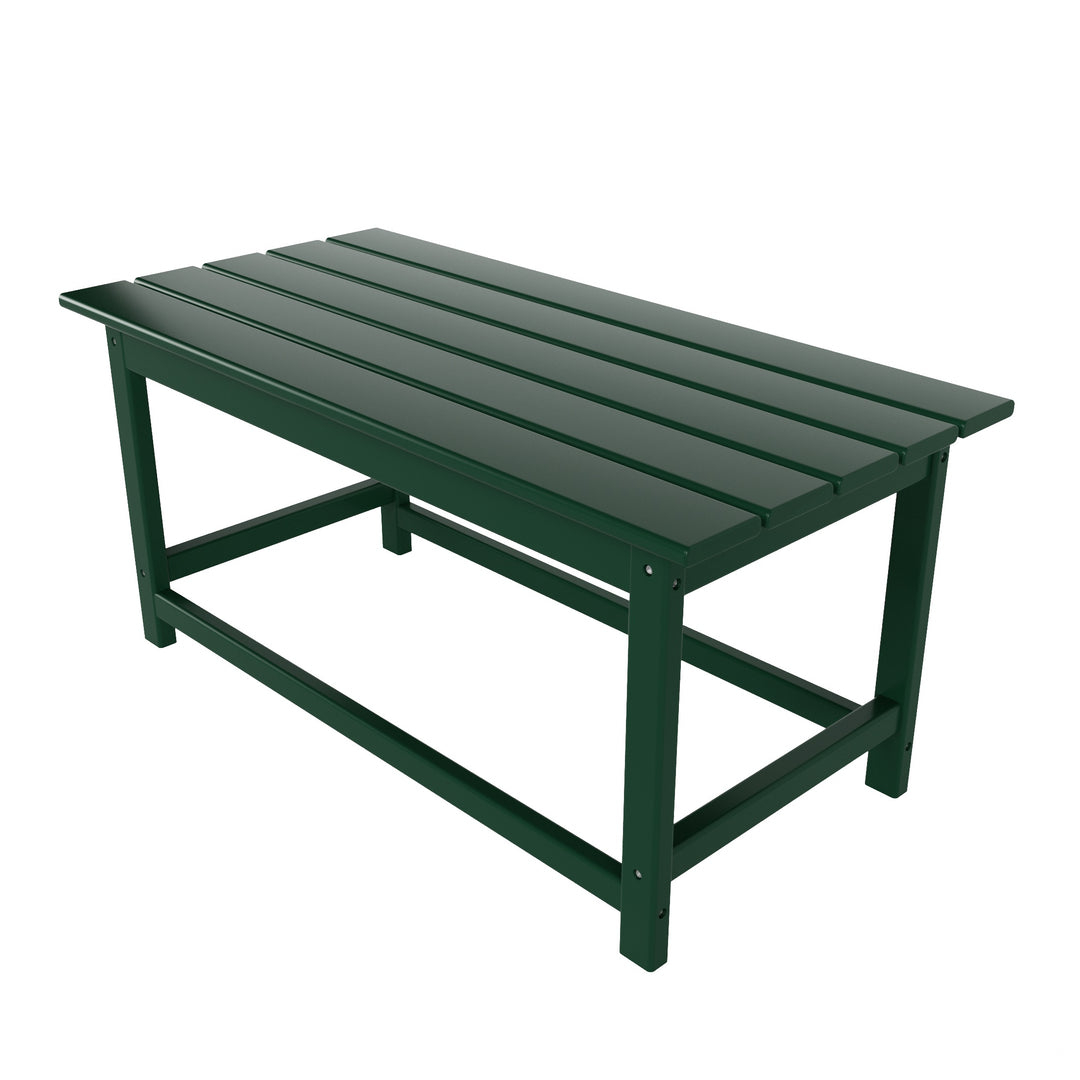 Malibu Outdoor Patio Classic Adirondack Coffee Table