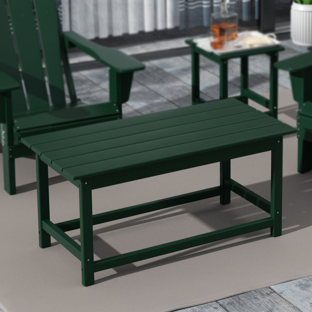 Malibu Outdoor Patio Classic Adirondack Coffee Table