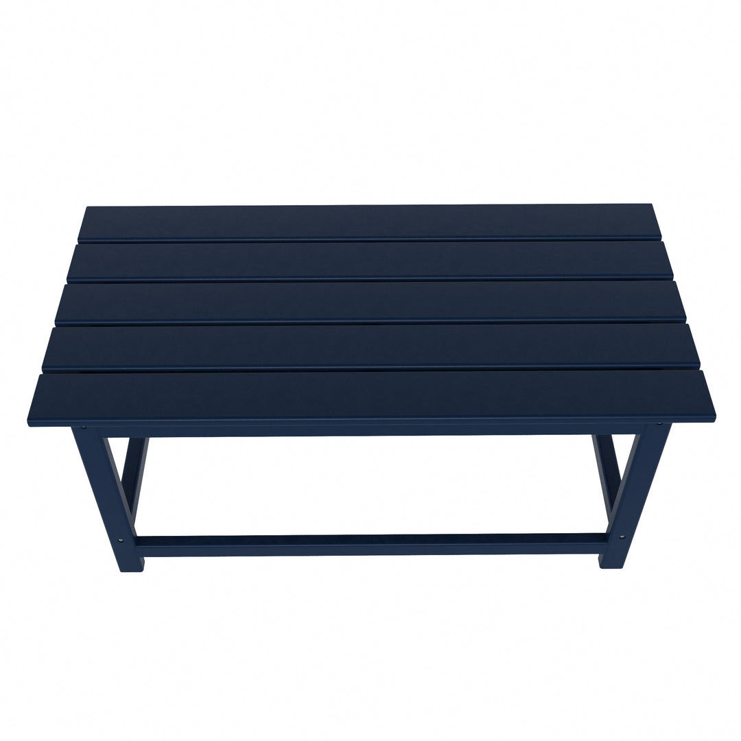 Malibu Outdoor Patio Classic Adirondack Coffee Table