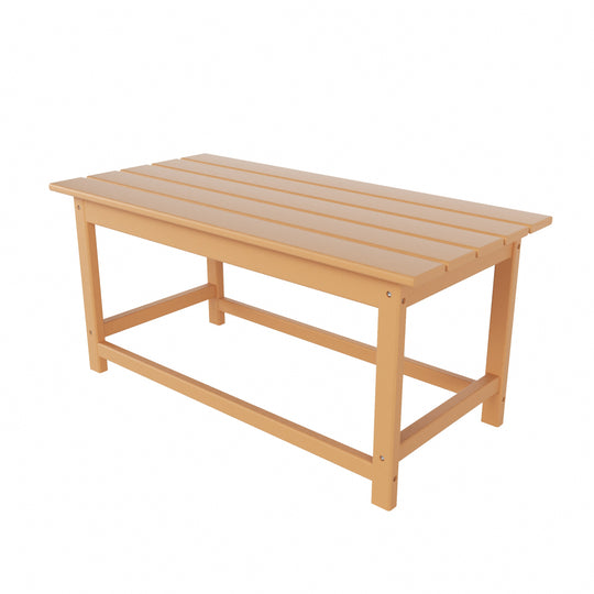 Malibu Outdoor Patio Classic Adirondack Coffee Table