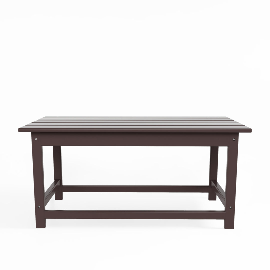 Malibu Outdoor Patio Classic Adirondack Coffee Table