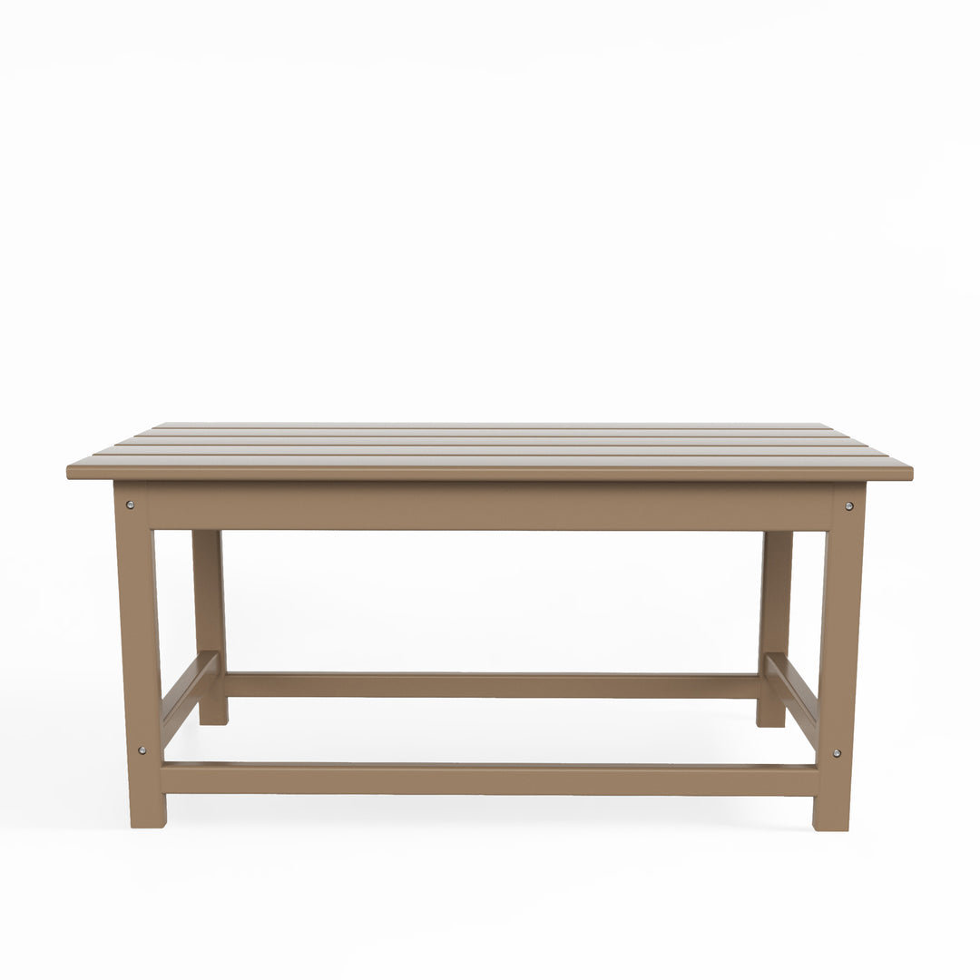 Malibu Outdoor Patio Classic Adirondack Coffee Table