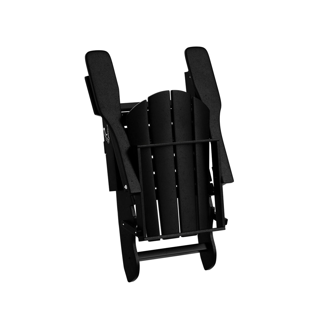 Malibu Outdoor Folding Poly Adirondack Chair (Set of 8)