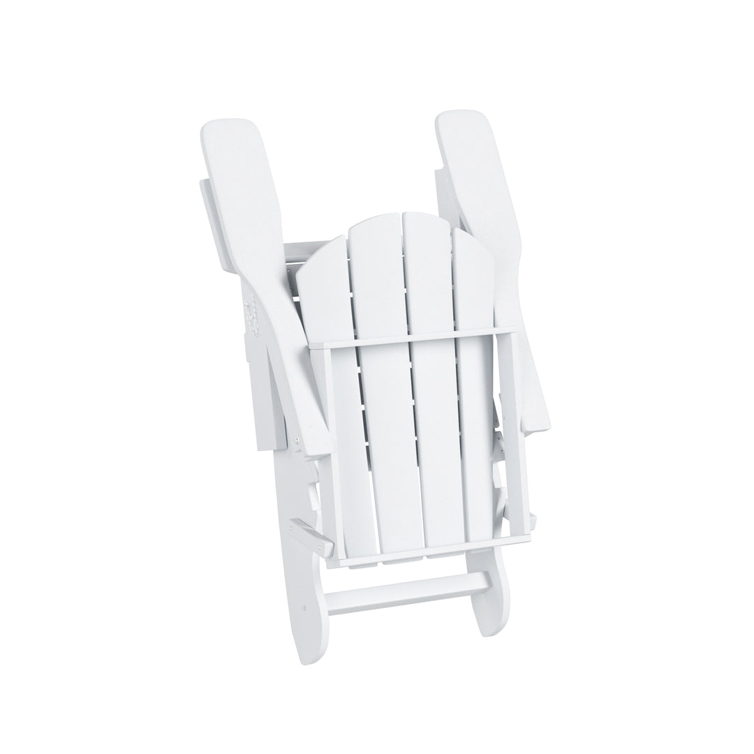 Malibu Outdoor Folding Poly Adirondack Chair (Set of 8)