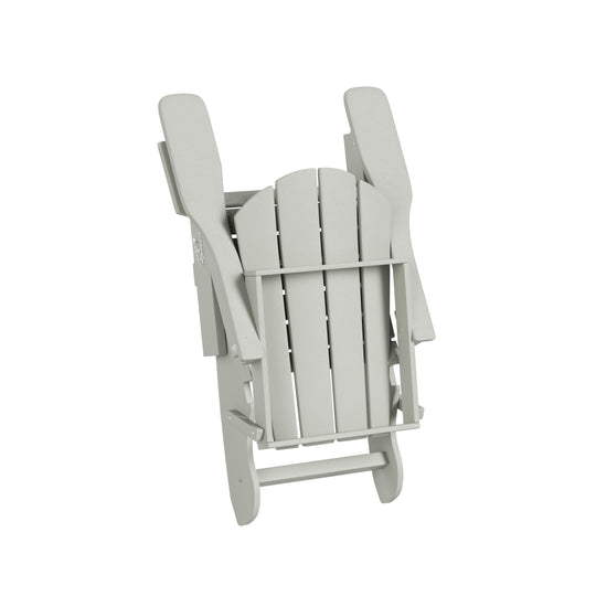 Malibu Outdoor Folding Poly Adirondack Chair (Set of 8)