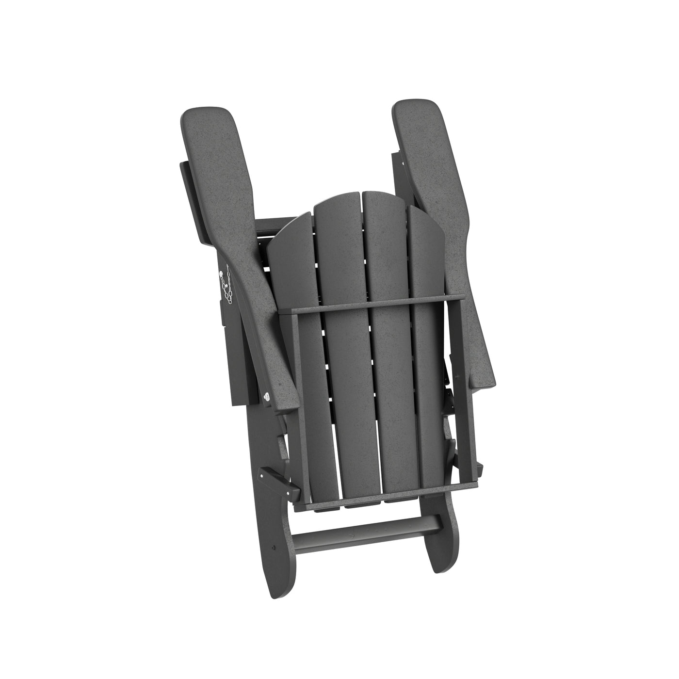 Malibu 12-Piece Outdoor Folding Adirondack Chair with Ottoman and Side Table Set