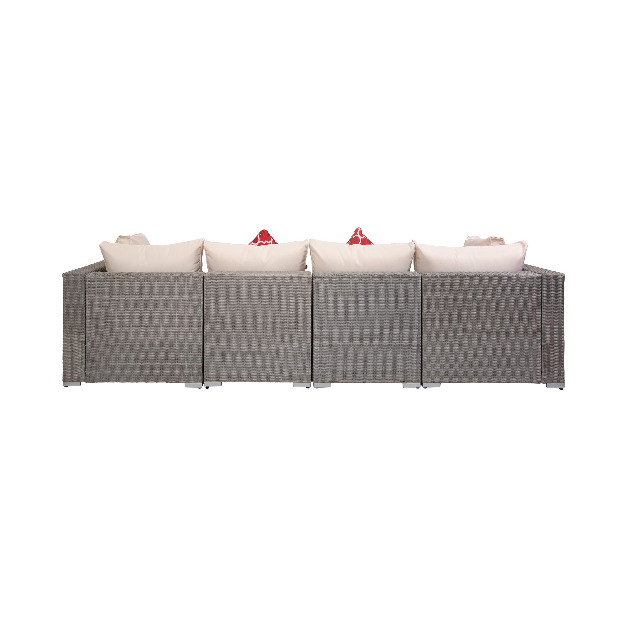 Irvine 4-Piece Outdoor Patio Rattan Wicker Sofa Set
