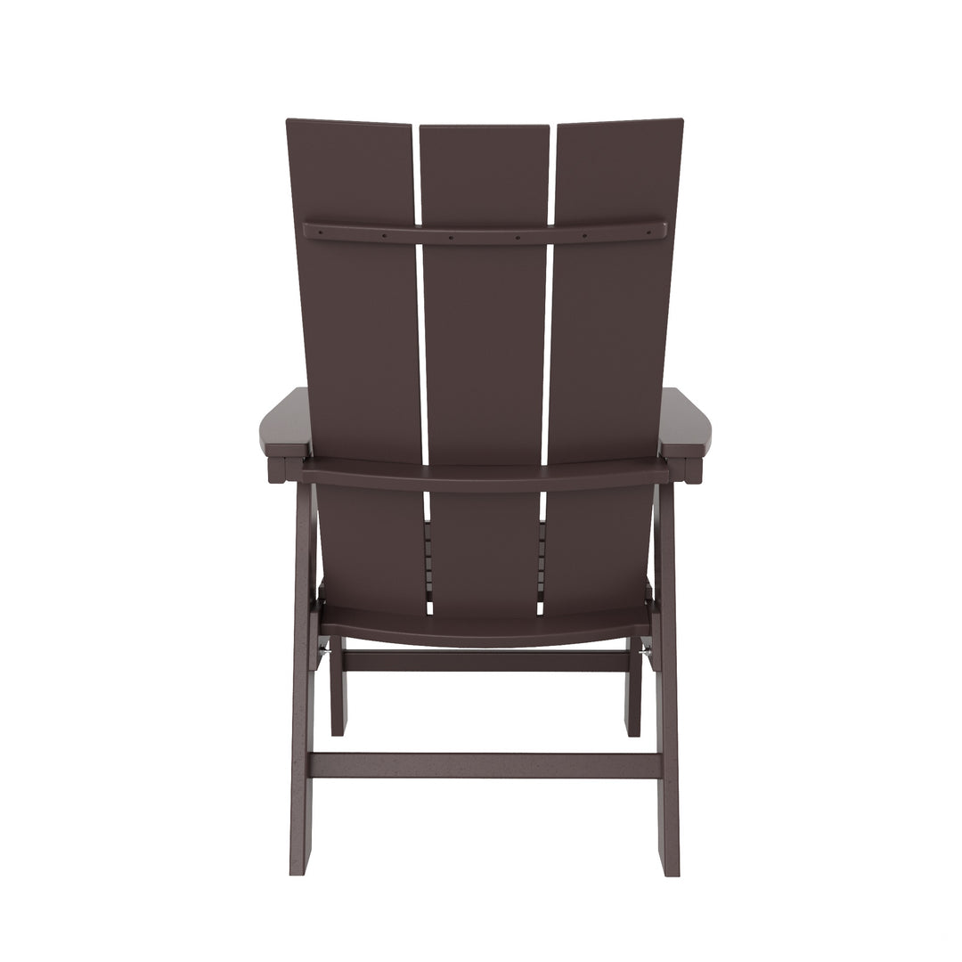 Ashore Outdoor Patio Modern Adirondack Dining Chair