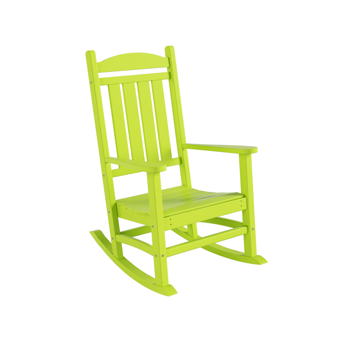 Malibu Outdoor Patio Poly Classic Porch Rocking Chair