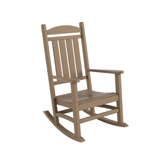 Malibu Outdoor Patio Poly Classic Porch Rocking Chair