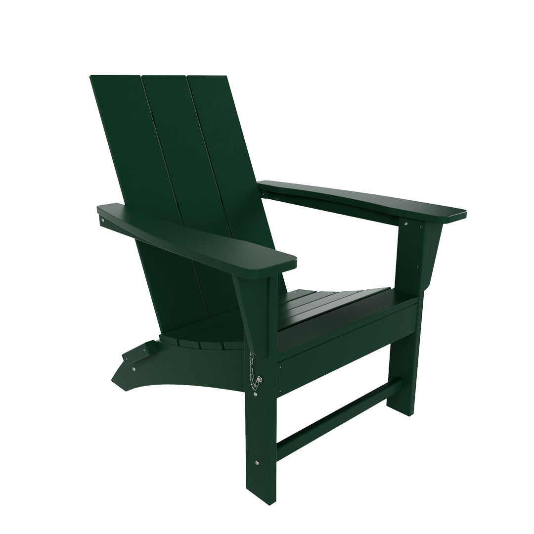 Ashore Modern Outdoor Folding Adirondack Chair (Set of 4)