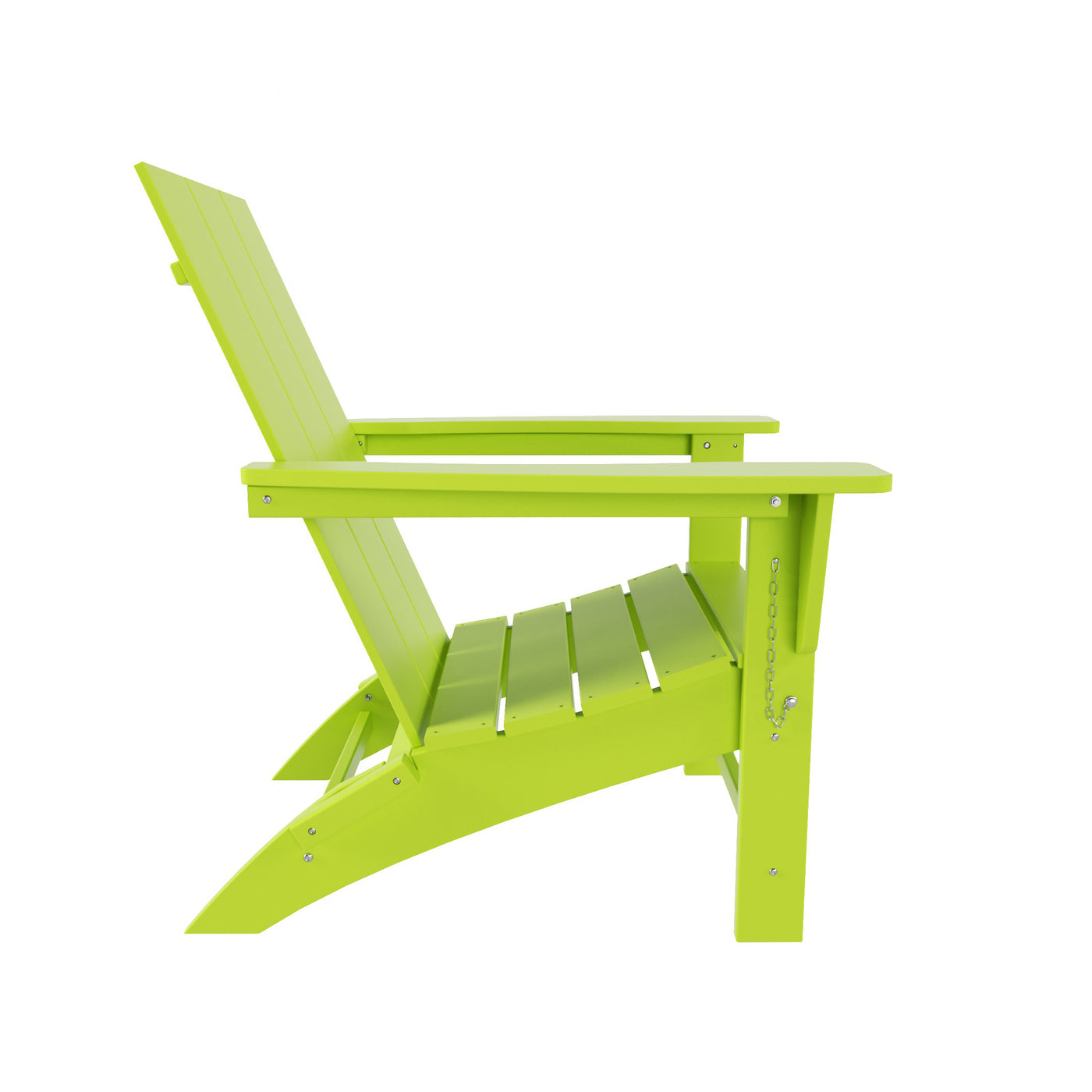 Ashore 12-Piece Modern Poly Folding Adirondack Chair with Ottoman and Side Table