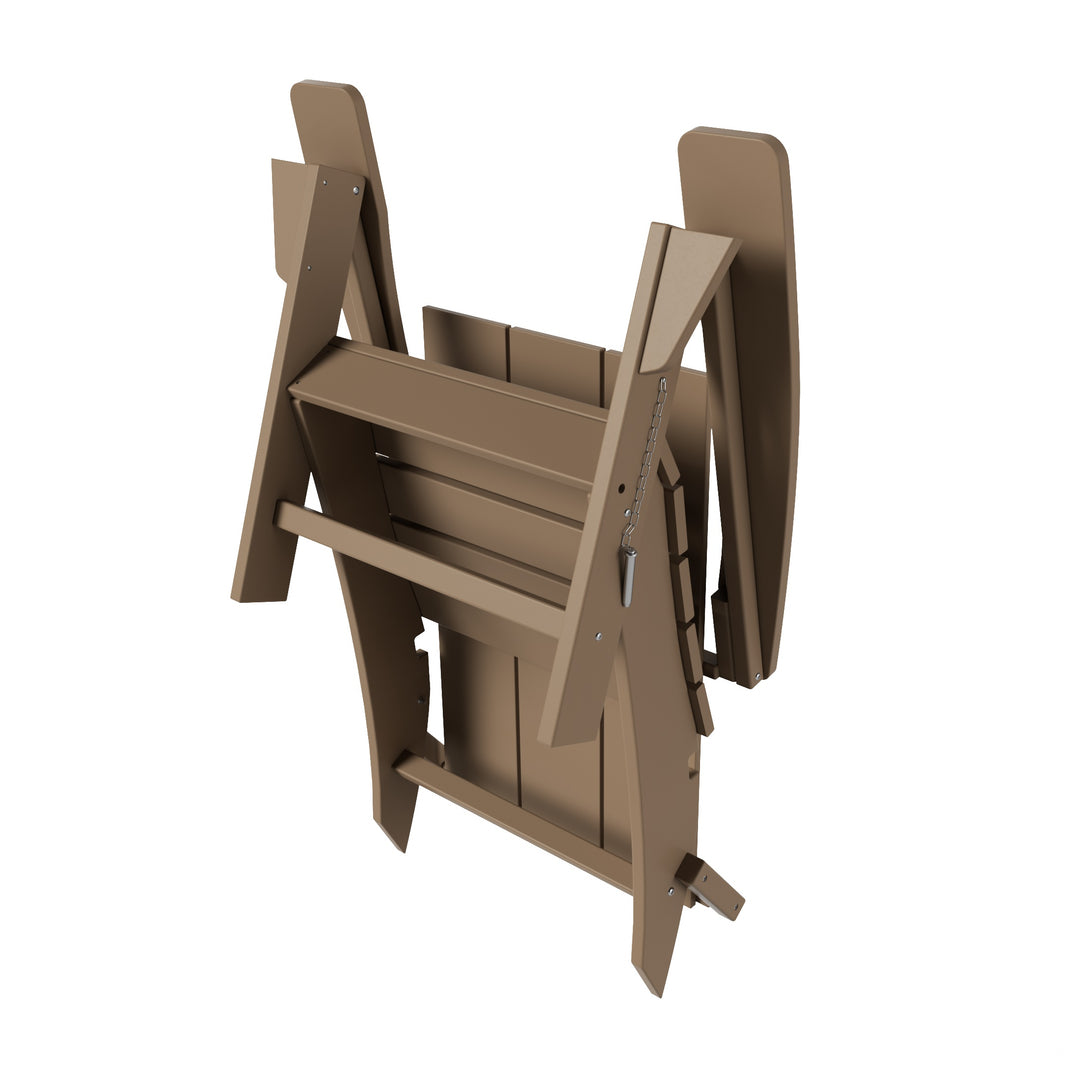 Ashore Modern Outdoor Folding Adirondack Chair (Set of 4)