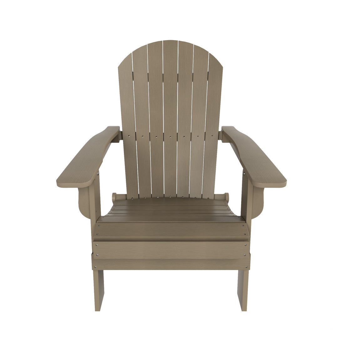 Tuscany HIPS Outdoor Folding Adirondack Chair (Set of 2)