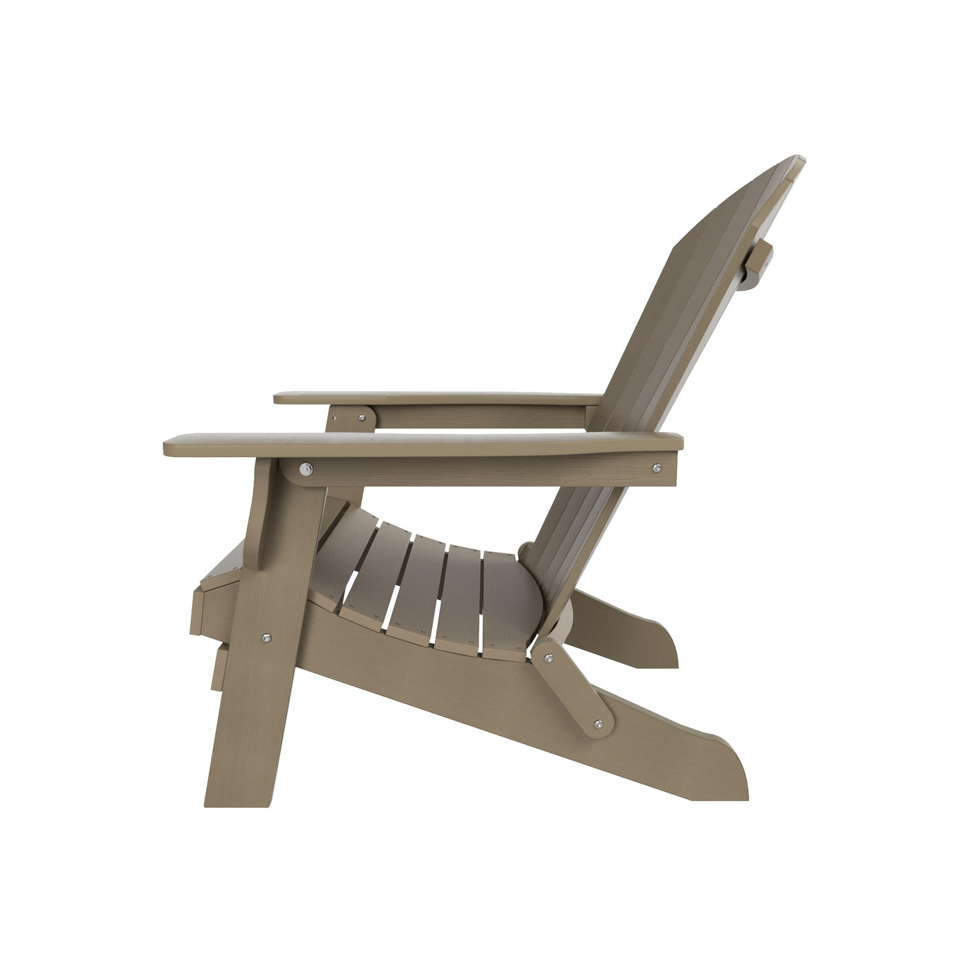 Tuscany HIPS Outdoor Folding Adirondack Chair (Set of 2)