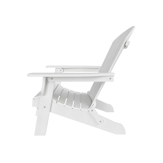 Tuscany HIPS Outdoor Folding Adirondack Chair (Set of 4)