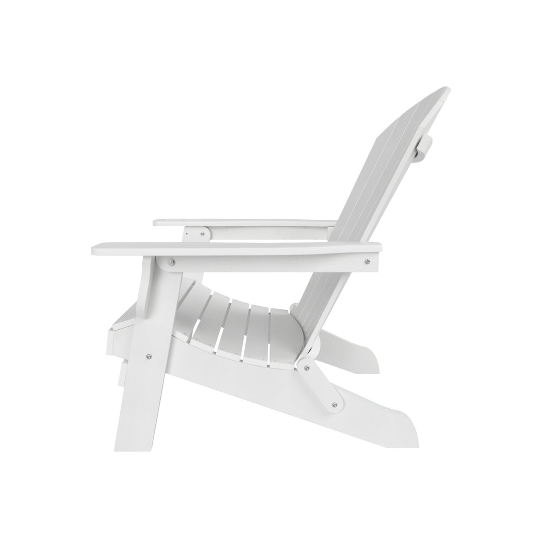 Tuscany HIPS Outdoor Folding Adirondack Chair (Set of 8)