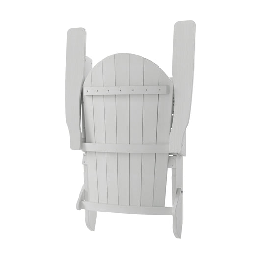 Tuscany HIPS Outdoor Folding Adirondack Chair (Set of 2)