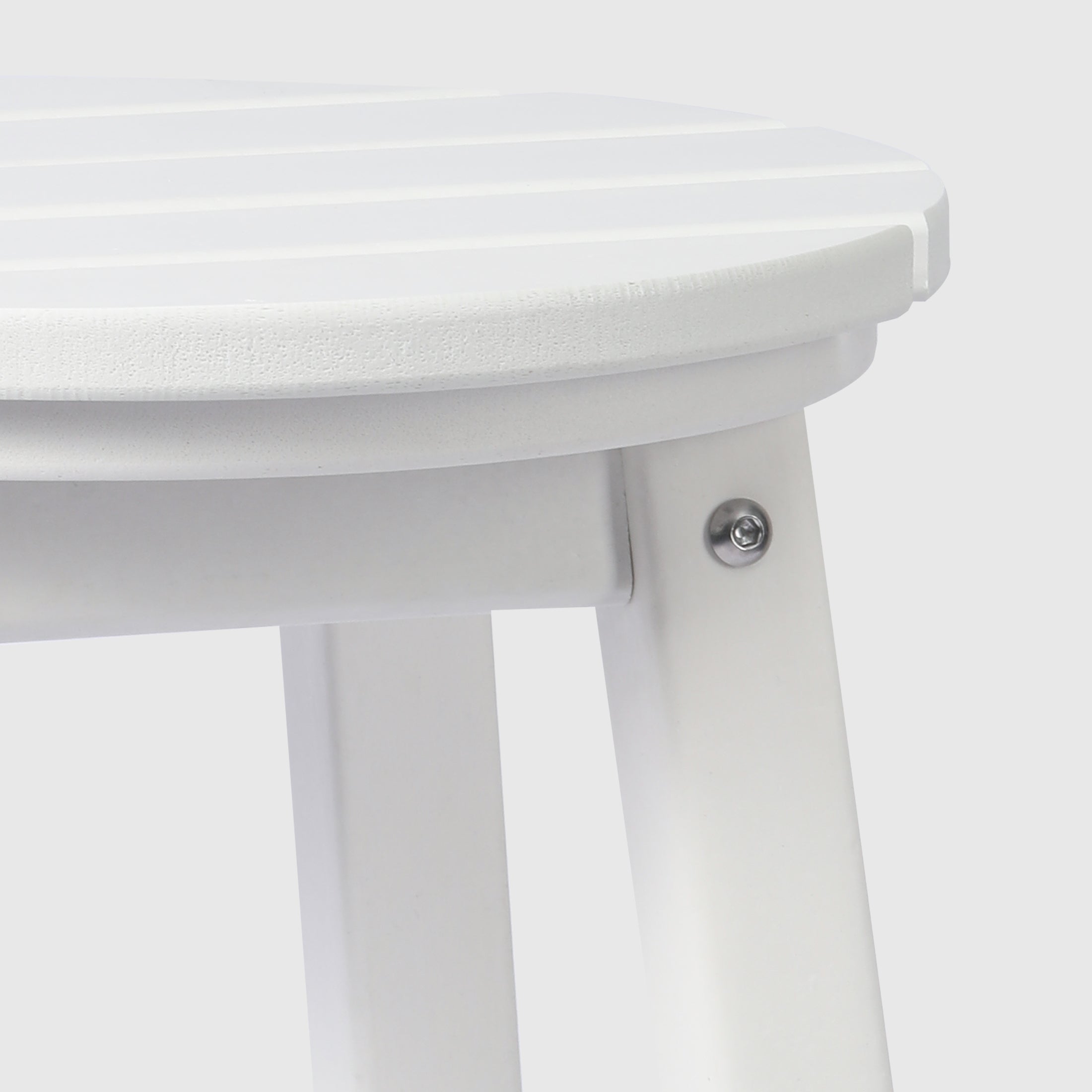 Malibu 29" HDPE Outdoor Patio Round Bar Stool