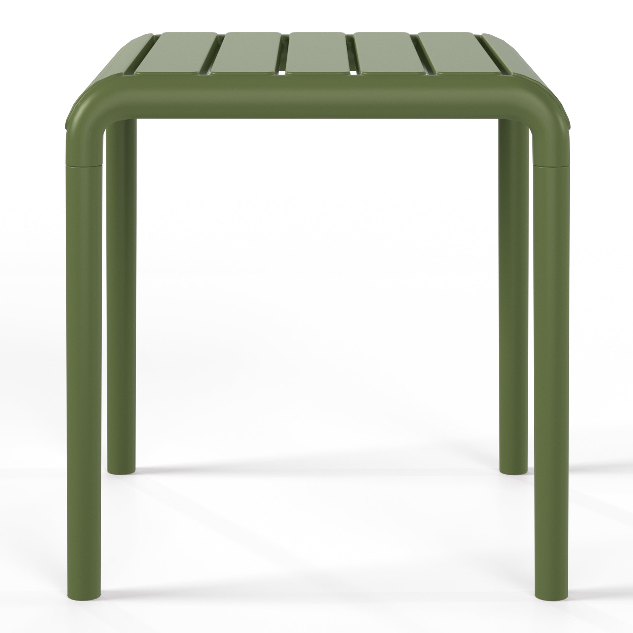 Playa Plastic Modern Outdoor Patio Accent Side Tables (Set of 2)