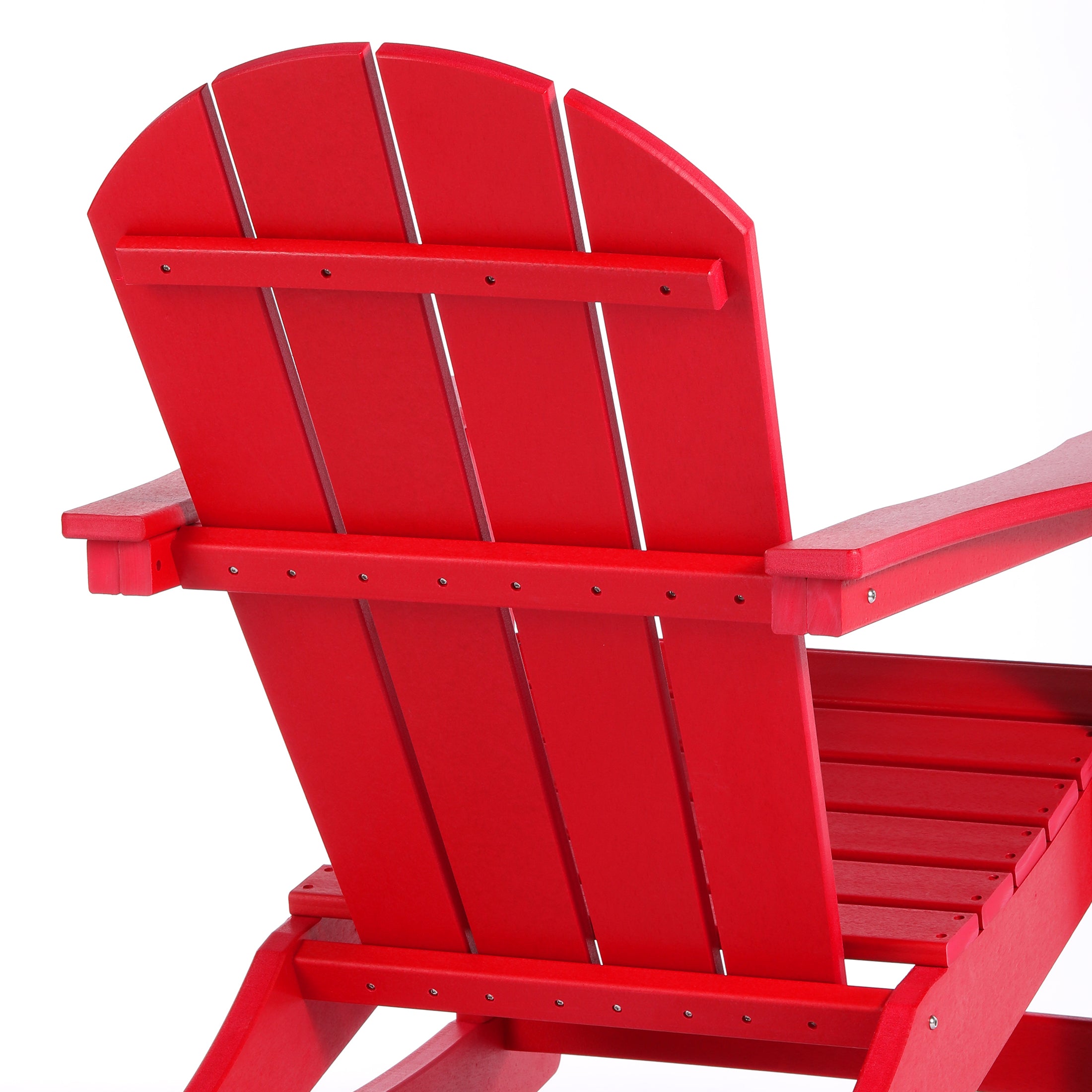 Malibu 3-Piece set Outdoor / Patio Poly Adirondack rocking chairs with a side table ( 2 seater )