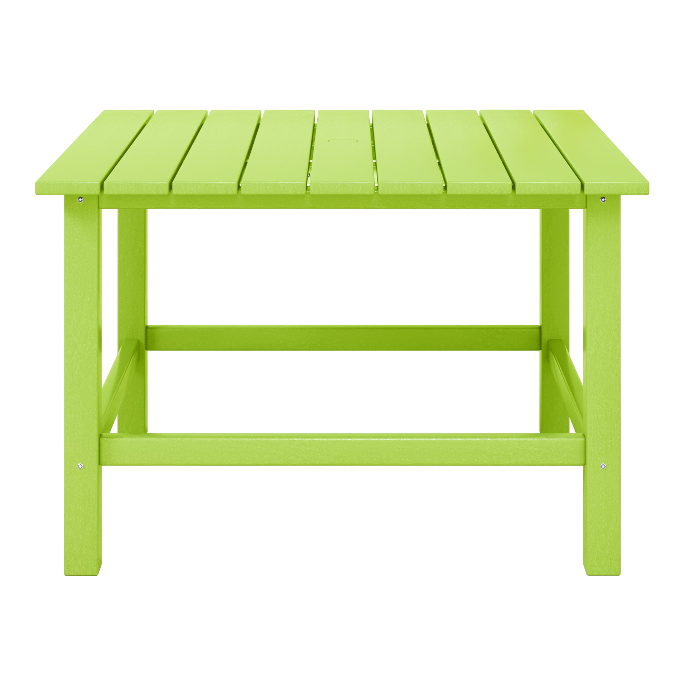 Malibu Kids Outdoor Patio Furniture HDPE 30" Wide Square Dining Table
