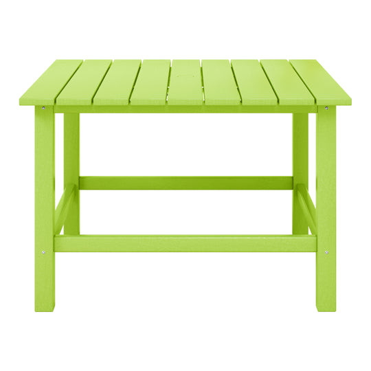 Malibu Kids Outdoor Patio Furniture HDPE Square Dining Table