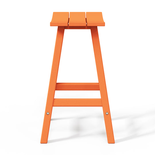 Malibu 24" HDPE Outdoor Patio Counter Height Bar Stool