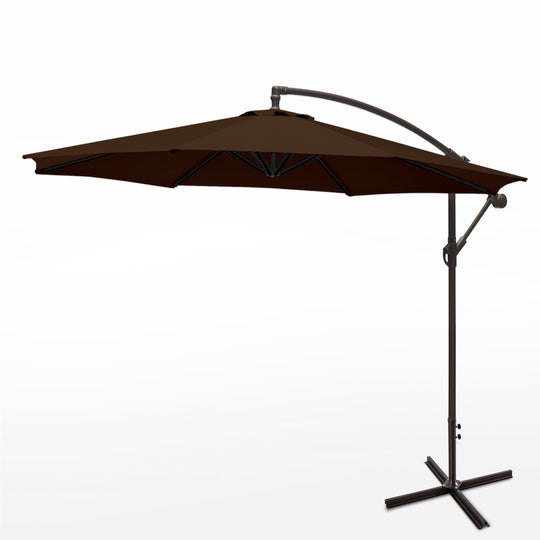 Julia Westintrends 10 ft. Outdoor / Patio Cantilever Hanging Umbrella