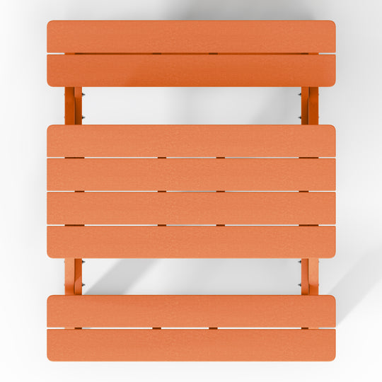 Malibu Outdoor Patio Kids HDPE Plastic Picnic Bench Table