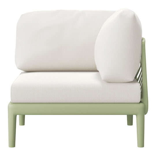 Playa Modern Outdoor Polypropylene Resin Deep Seating Sectional Corner Chair
