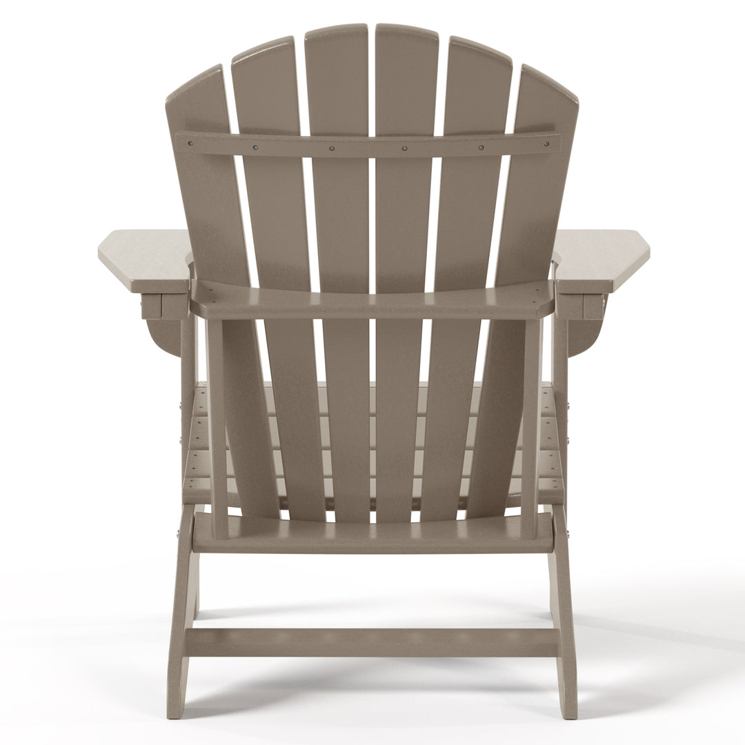 Dylan Outdoor Adirondack Chair With Ottoman 2-Piece Set