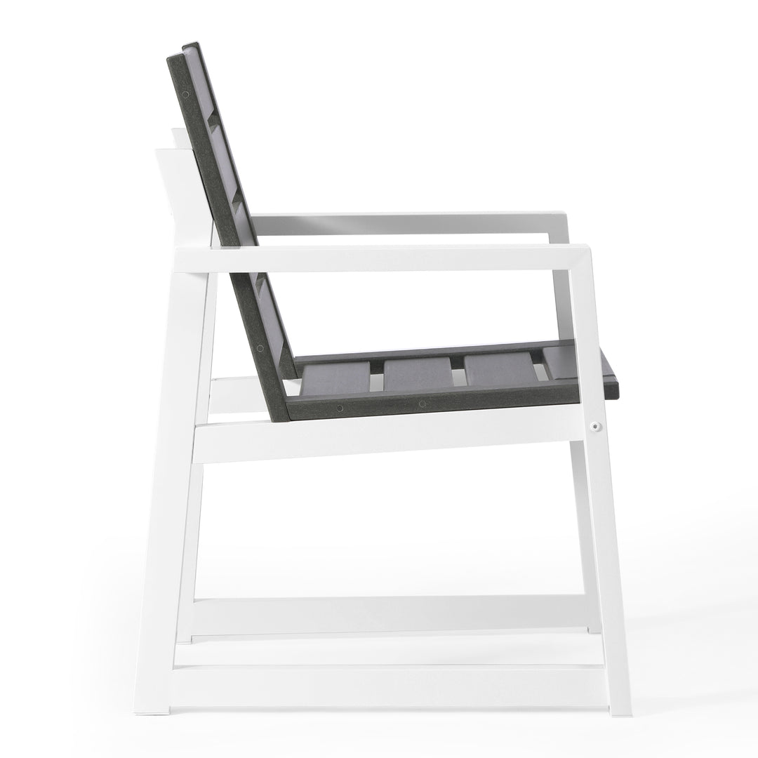 Cape May HDPE Outdoor Patio Dining Arm Chair