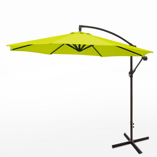 Julia Westintrends 10 ft. Outdoor / Patio Cantilever Hanging Umbrella