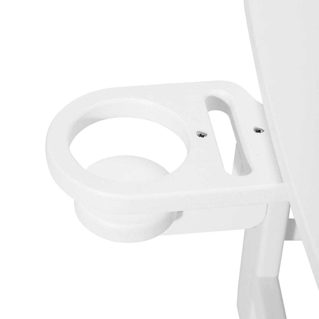 St. Augustine Outdoor Patio 49" HDPE Adirondack Garden Bench