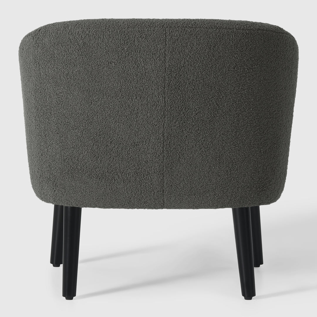 Alexandria 29" Wide Mid Century Modern Club Barrel Accent Armchair