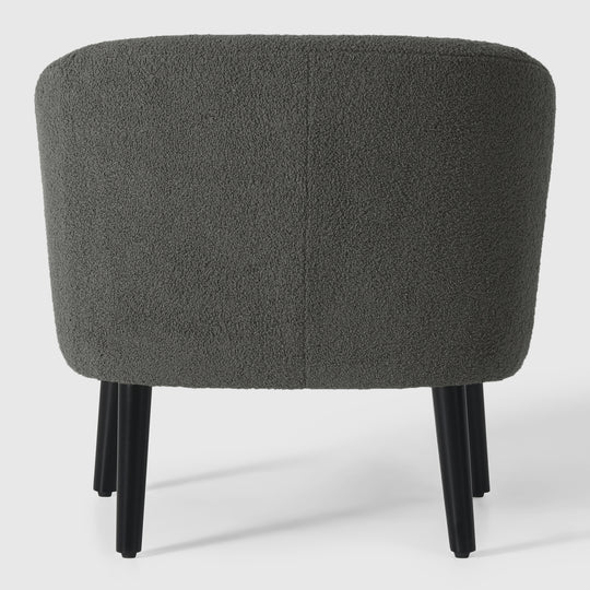 Alexandria 29" Wide Mid Century Modern Club Barrel Accent Armchair