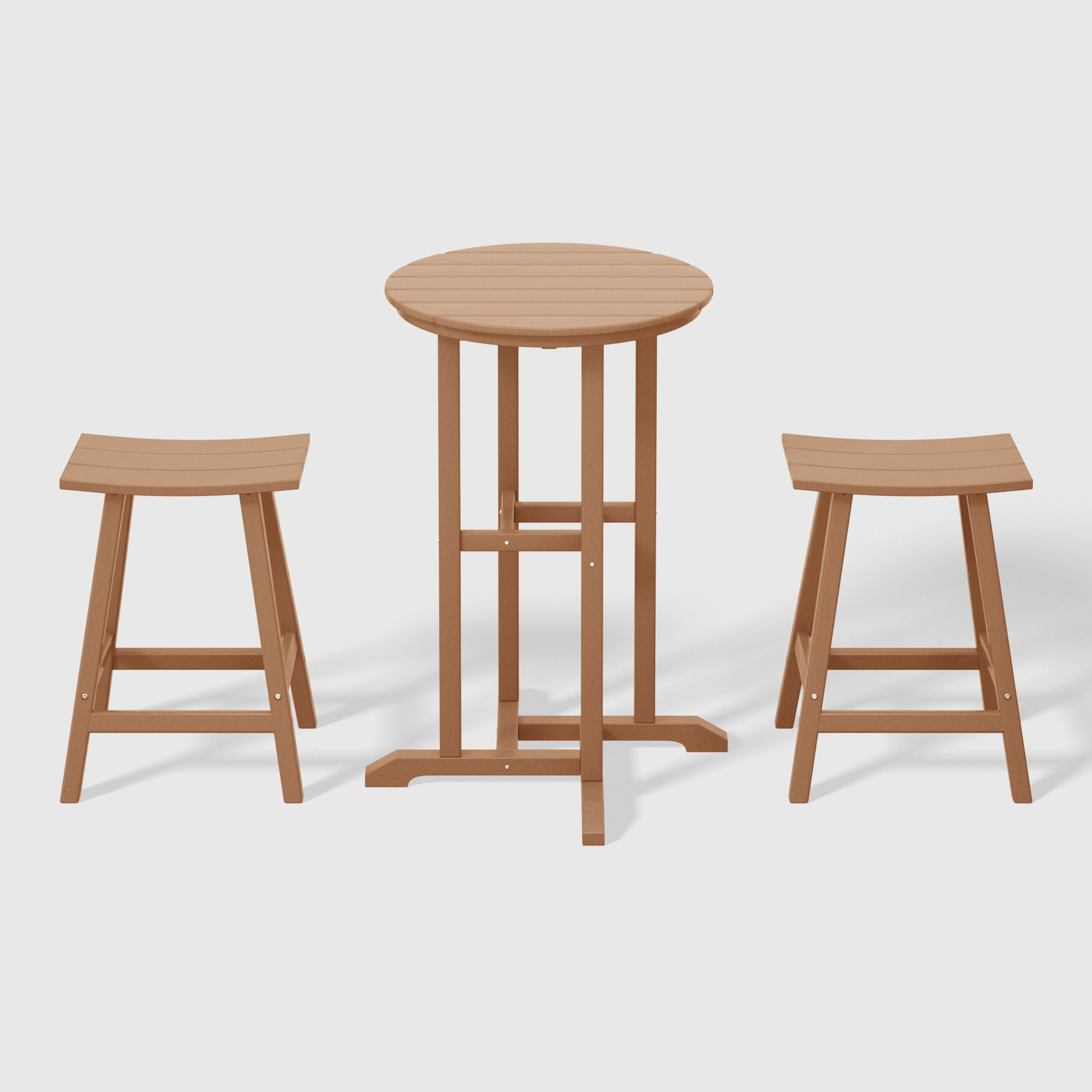 Malibu Outdoor Patio Counter Height Bar Stools Bistro Bar Table Set