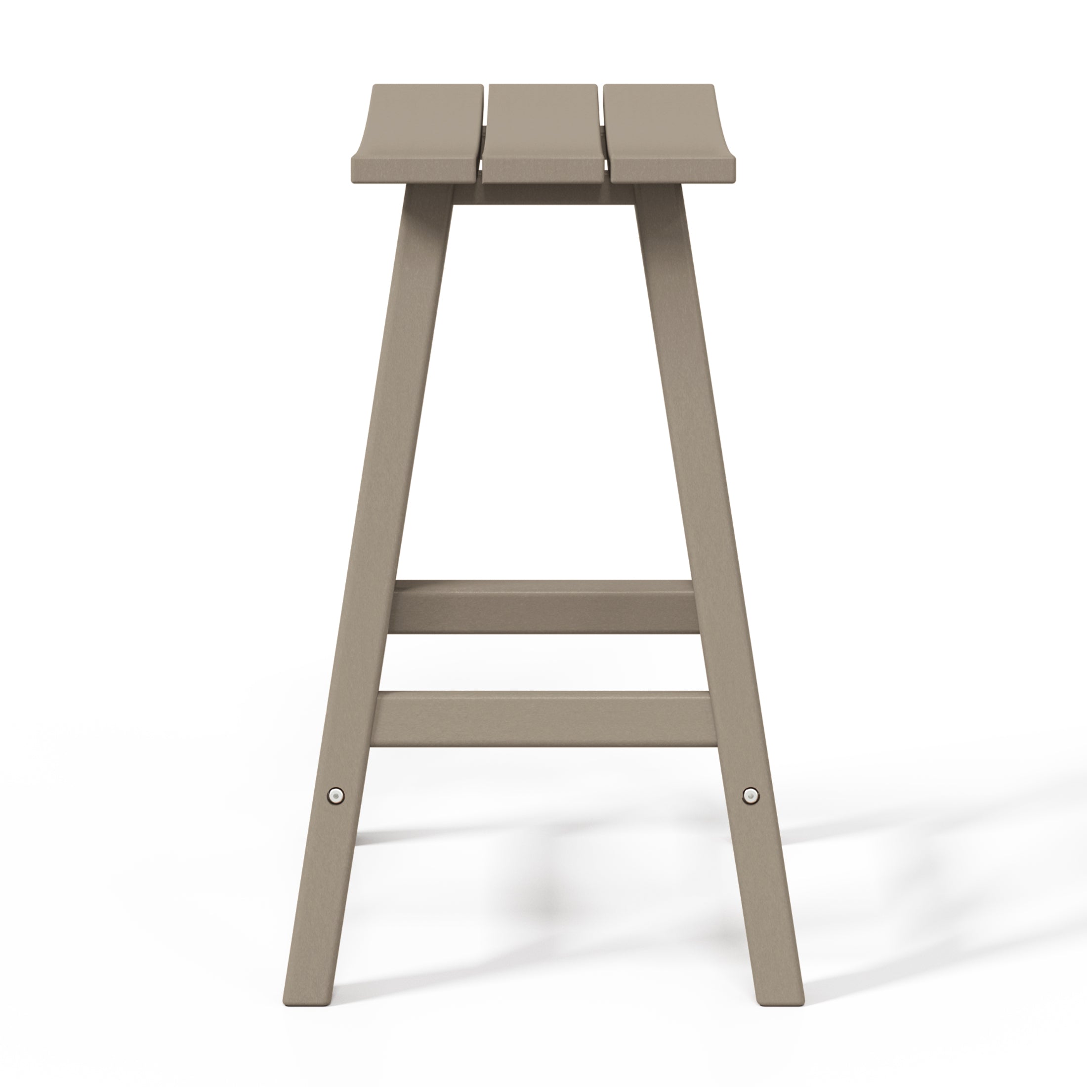 Malibu 24" HDPE Outdoor Patio Counter Height Bar Stool