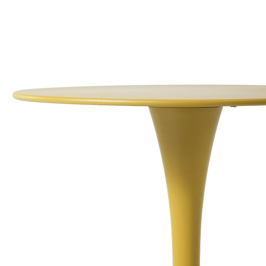 Playa 23.5" Round Outdoor Indoor Metal Cocktail Dining Table