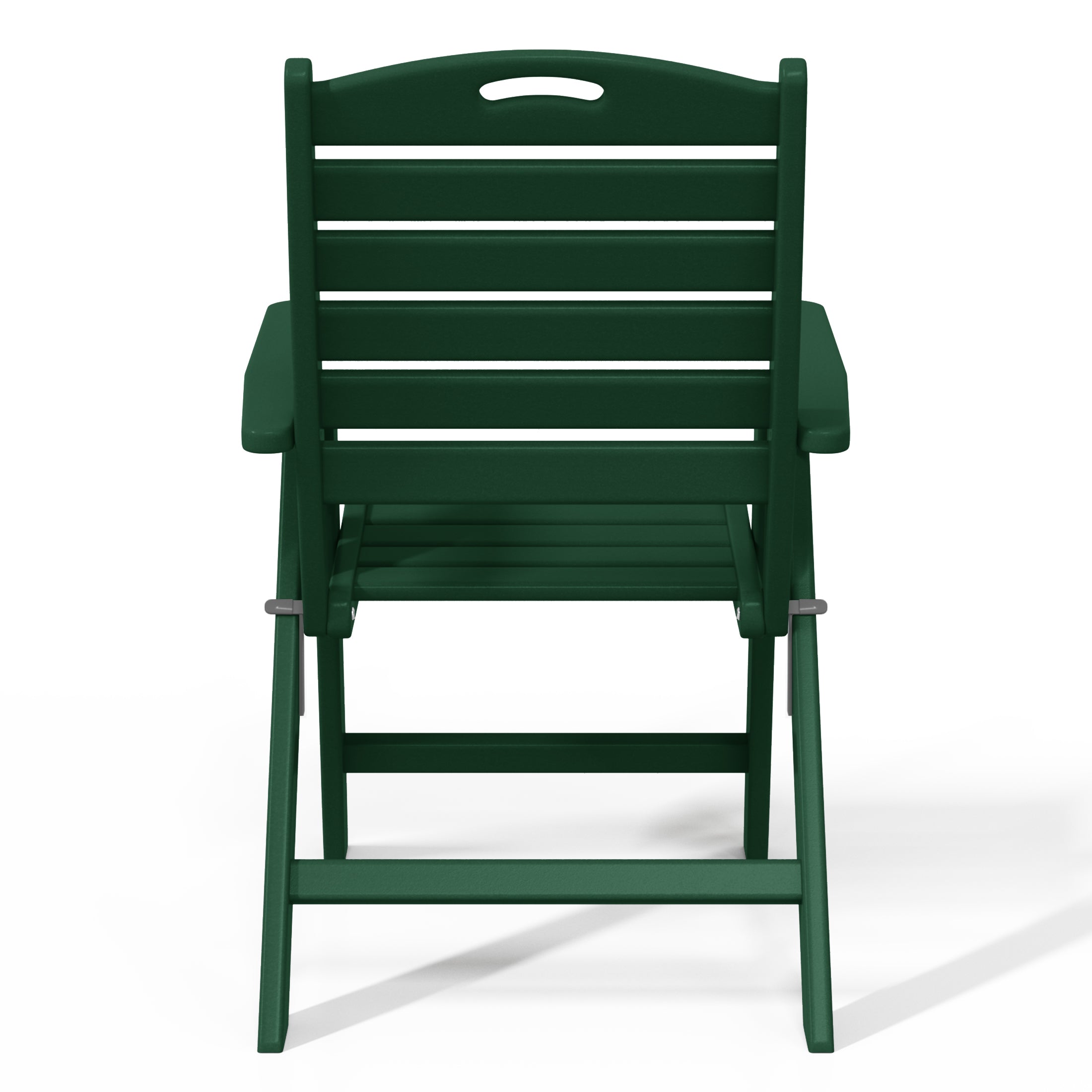 Malibu HDPE Adjustable Highback Folding Patio Dining Chair
