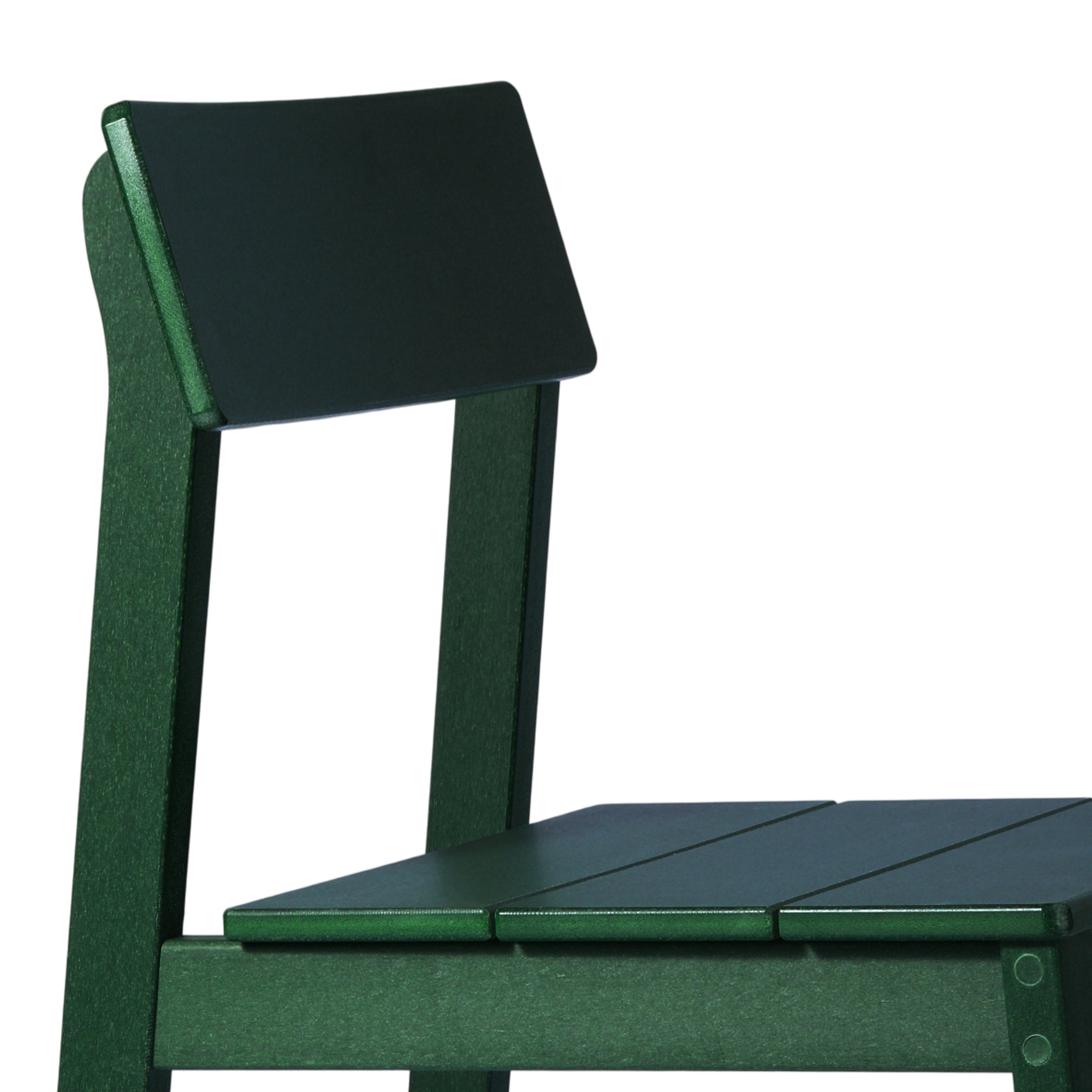 Paloma Modern HDPE Outdoor Armless Patio Dining Chairs (Set of 2)
