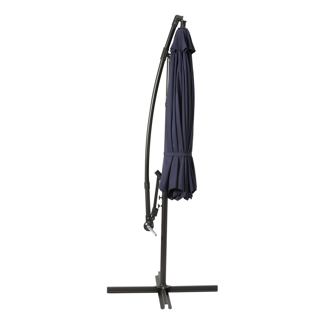 Julia 10 ft. Outdoor / Patio Cantilever Hanging Umbrella