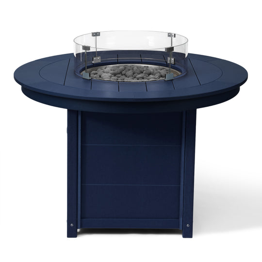 Helios 47" Modern Outdoor Patio Propane Gas Round Fire Pit Table