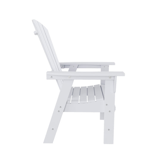 Dylan Outdoor Patio Shell-back Adirondack Dining Chair