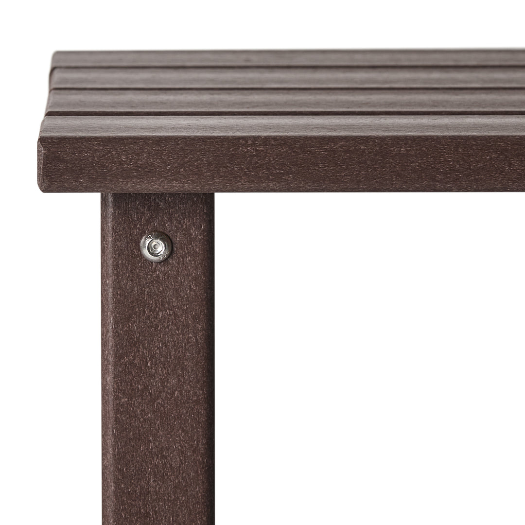 Malibu 14" square outdoor Side table for Adirondack chair